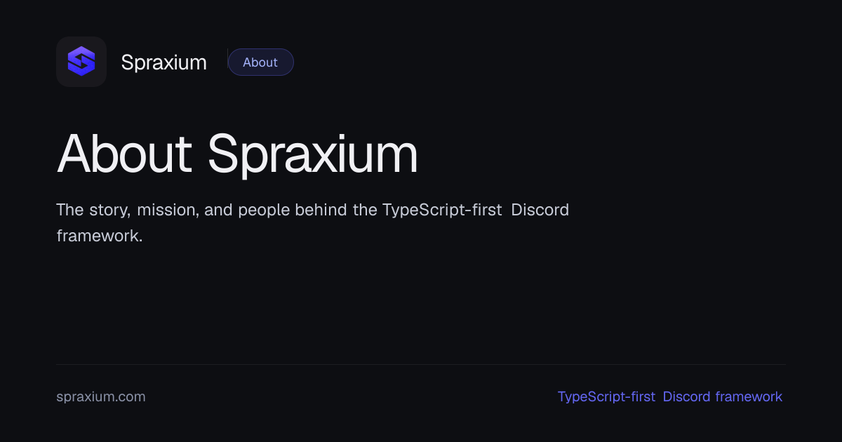 About | Spraxium